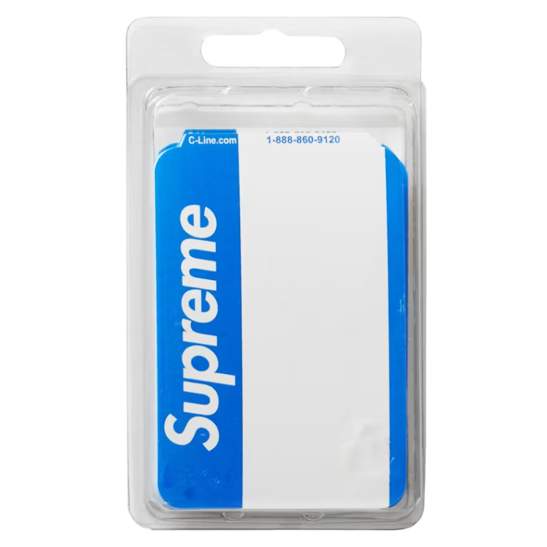 Supreme Name Badge Stickers 100-Pack Blue