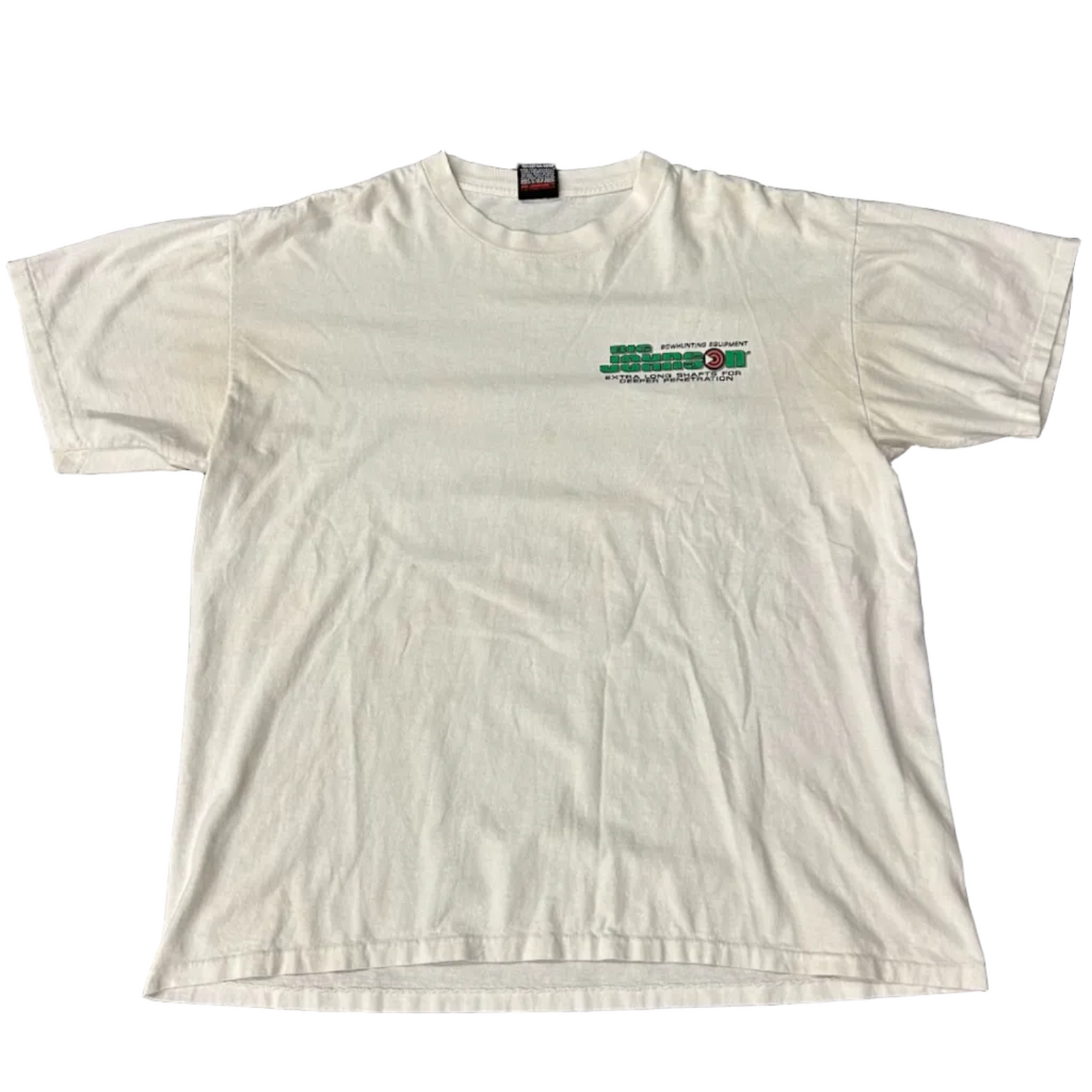 Vintage Big Johnson Bow Hunting Tee White