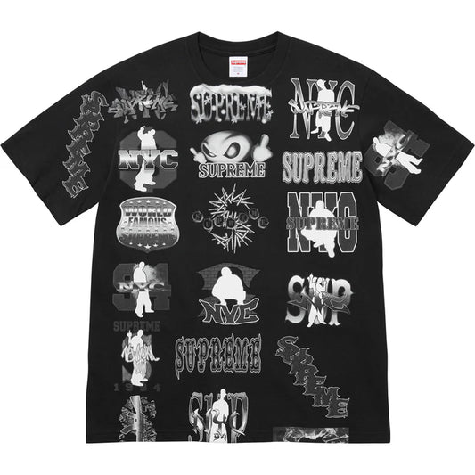 Supreme SS26 Flash Tee Black