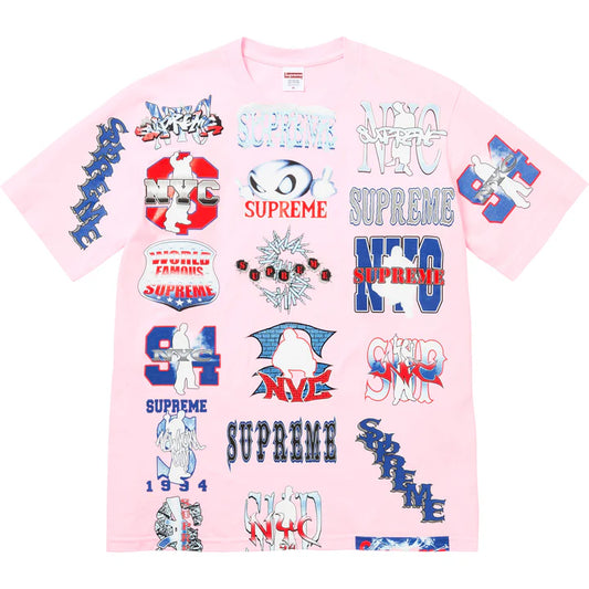 Supreme SS26 Flash Tee Pink