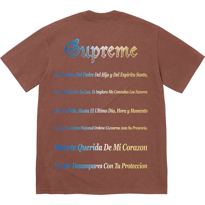 Supreme SS26 Grim Reaper Tee Brown