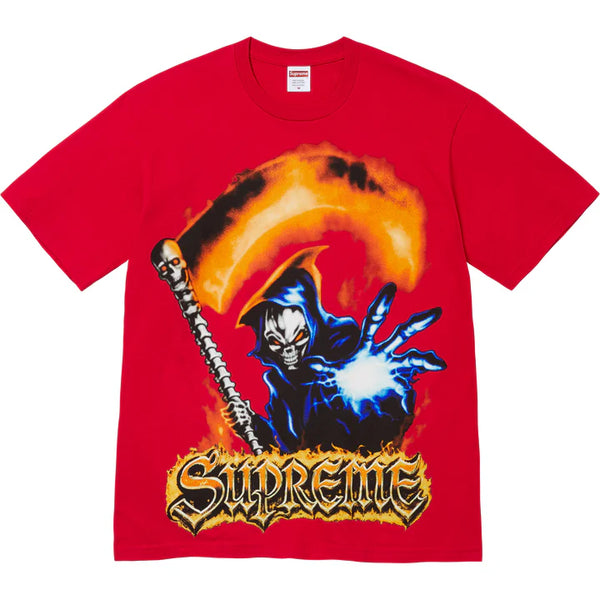 Supreme SS26 Grim Reaper Tee Red