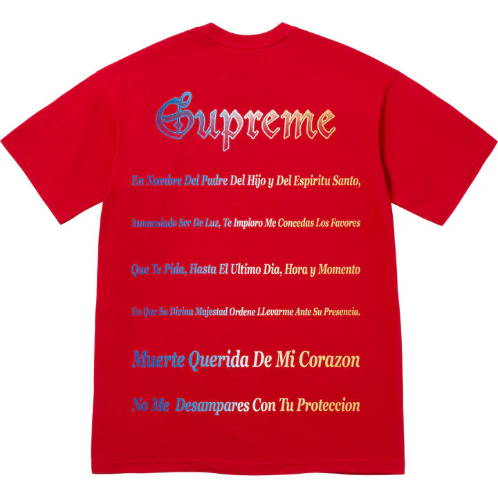 Supreme SS26 Grim Reaper Tee Red