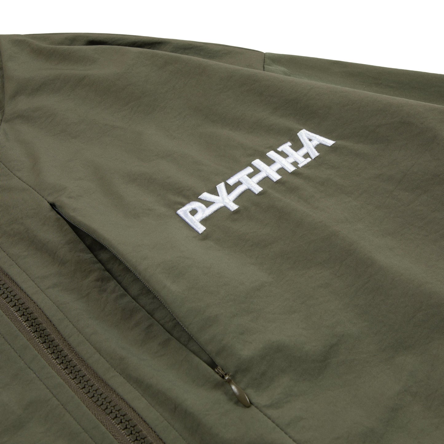 BARBWIRE STAR TRACK JACKET - OLIVE
