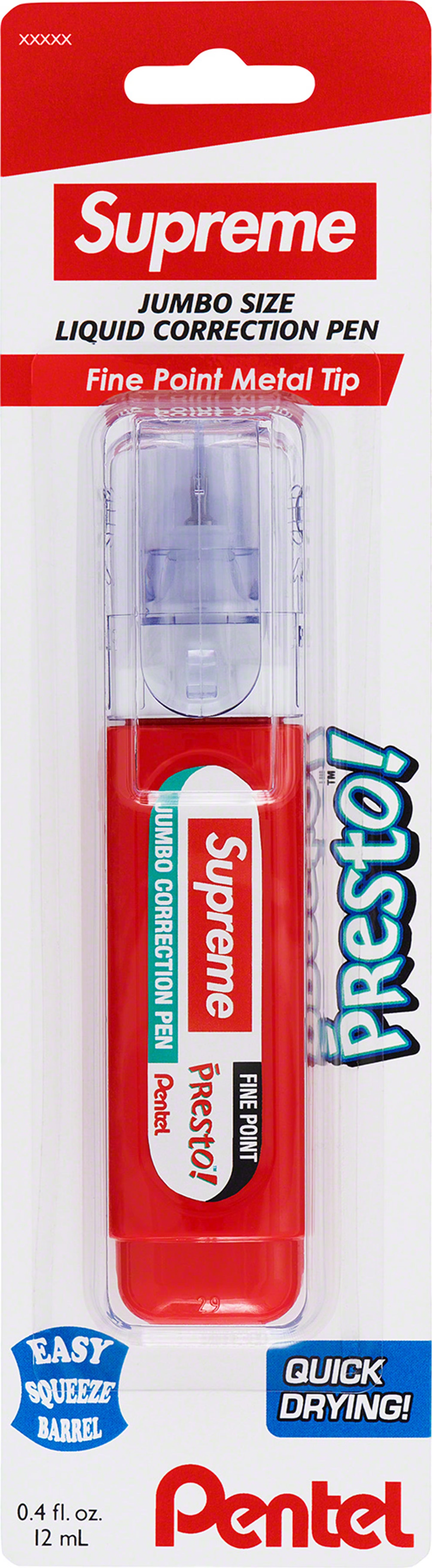 Supreme Pentel Presto Correction Pen
