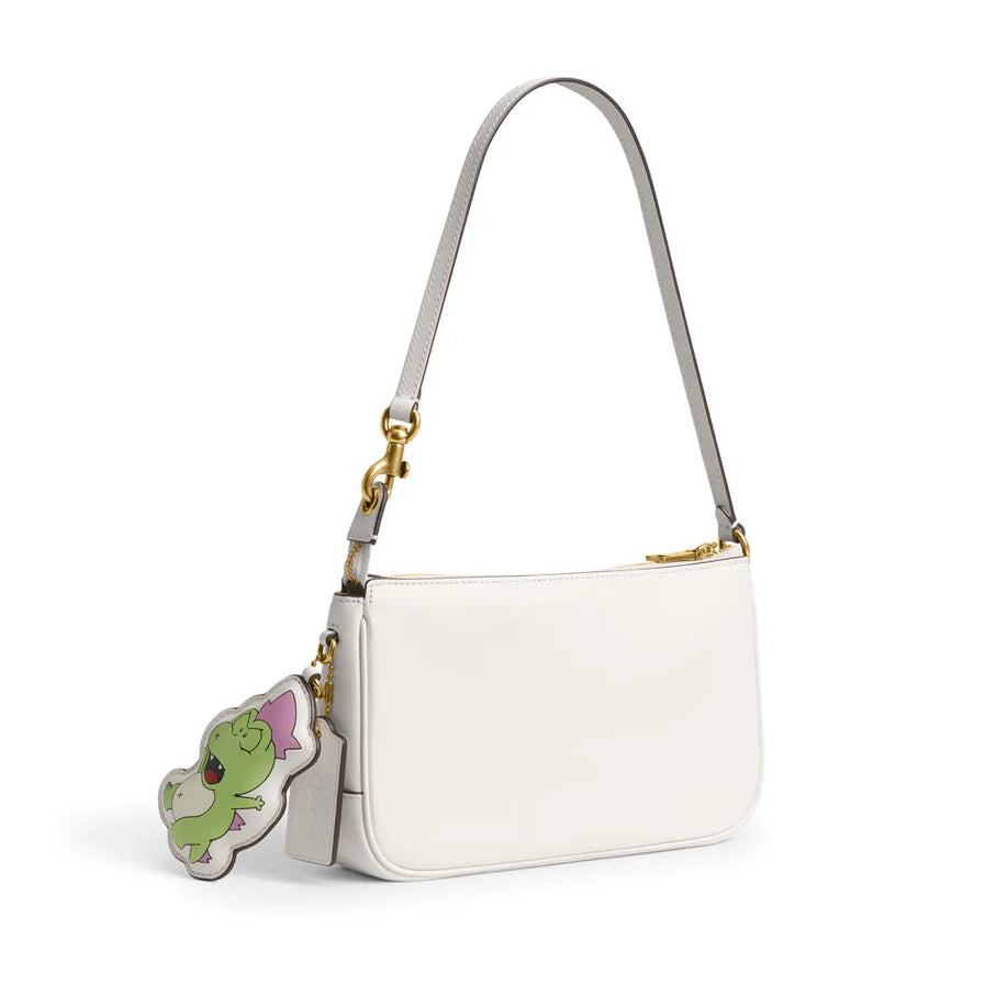Brain Dead x Coach Darby Dino Print Plaza Bag With Charm Chalk Multi
