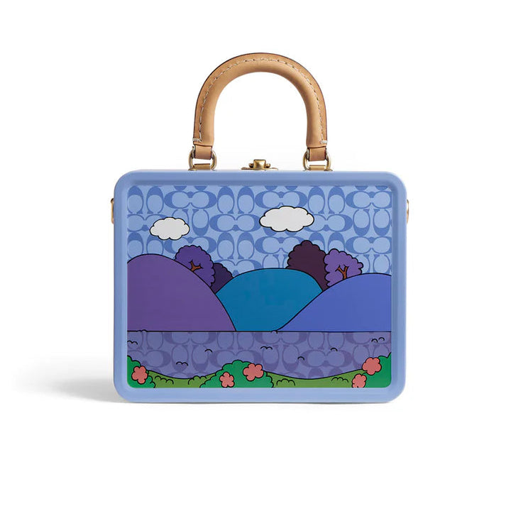 Coach x Brain Dead Souvenir Box Purple