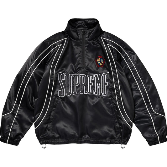 Supreme Satin Piping Pullover Quarter Zip