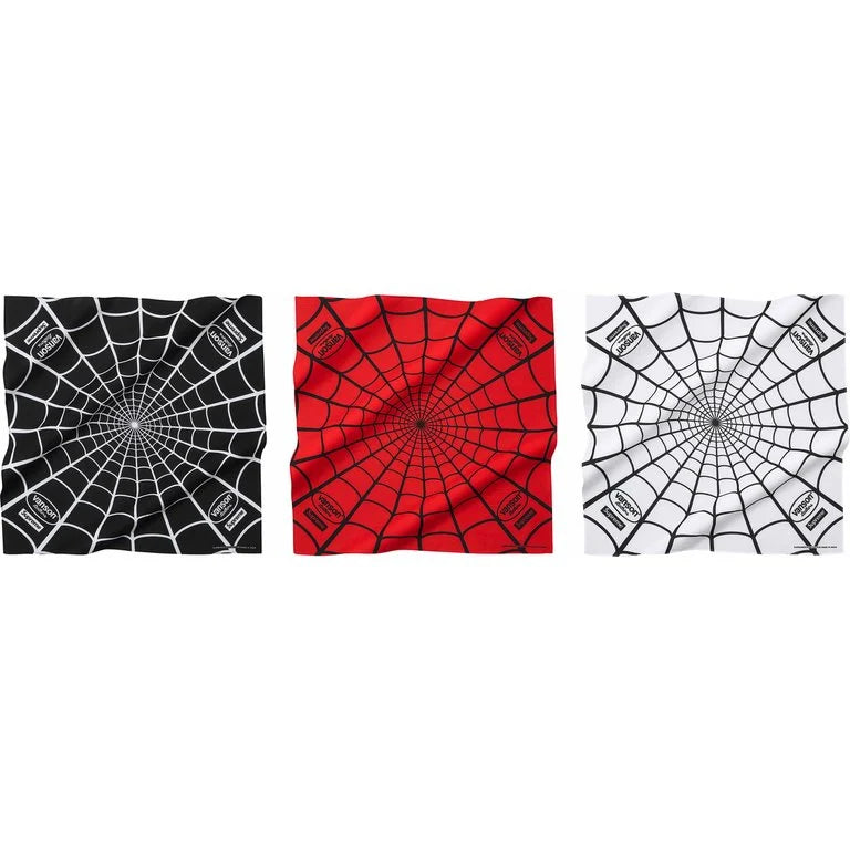 Supreme Vanson Leathers Spider-Man Bandana Black